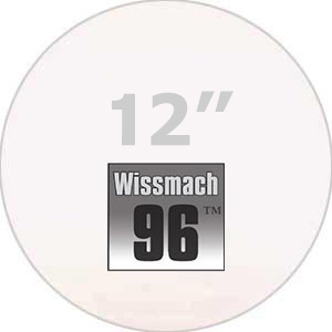 Pre-cut 12 in. Circles Clear Wissmach 96 (package of 10) link
