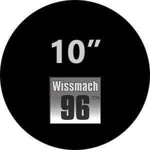 Pre-cut 10 in. Circles Black Wissmach 96 (package of 10) link