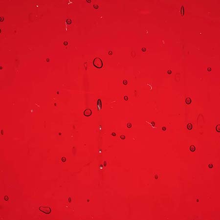 Wissmach 96 COE Red Transparent Fusible link