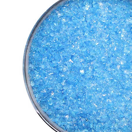 Deep Sky Blue Cathedral Coarse Frit 96 COE link