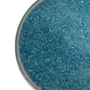 Peacock Feather Transparent Fine Frit 96 COE link