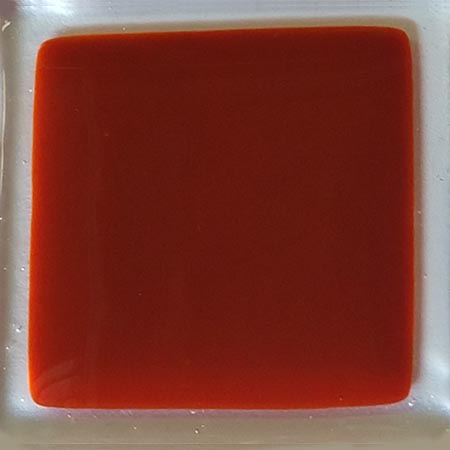 Y96 Dark Terracotta Opal Fusible 96 COE link