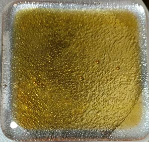 Y96 Gold Cathedral Fusible 96 COE link