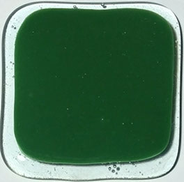 Y96 Kelly Green Opal Fusible 96 COE link