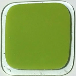 Y96 Lime Green Opal Fusible 96 COE link