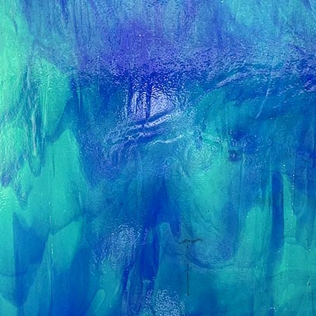 Y96 Wild Waters Mix (Teal & Cobalt Blue) Fusible 96 COE link
