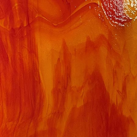 Y96 Tequila Sunset Mix (Tangerine & Red) Fusible 96 COE link