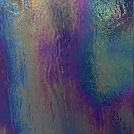 Y96 Deep Cobalt Blue Opal Iridized Fusible 96 COE link