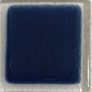 Y96 Navy Cathedral Fusible 96 COE link