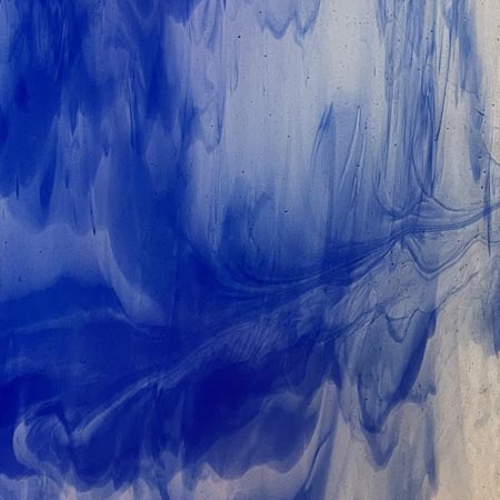 Y96 Clear/ Cobalt Fusible 96 COE link