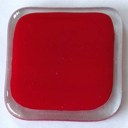 Y96 Red Opal Fusible 96 COE link