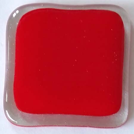 Y96 Light Red Opal Fusible 96 COE link