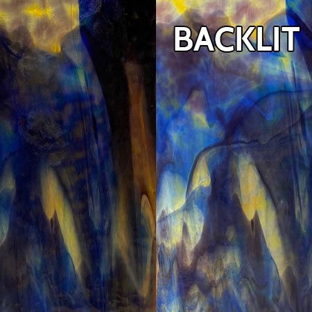 Yellow with Deep Purple and Cobalt Blue link