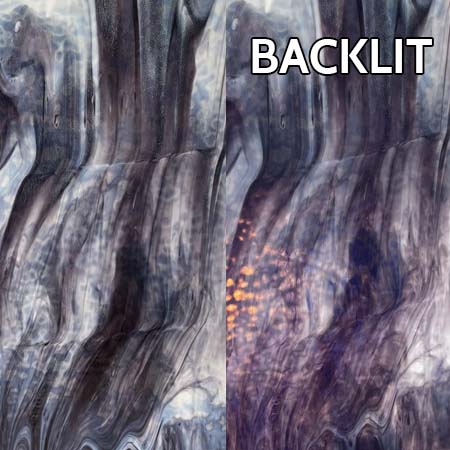 White Opal/ Purple Mottled link
