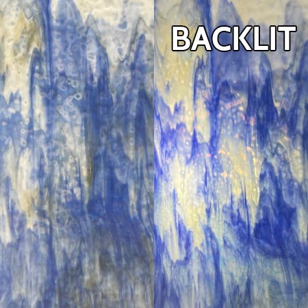 White Opal/ Cobalt Blue/ Amber Mottled link