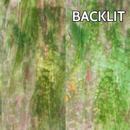White Opal/ Dark Green/ Gold Pink link