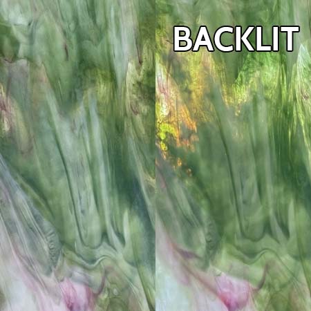 White SP/ White Dense Opal/ Dark Green/ Gold Pink link