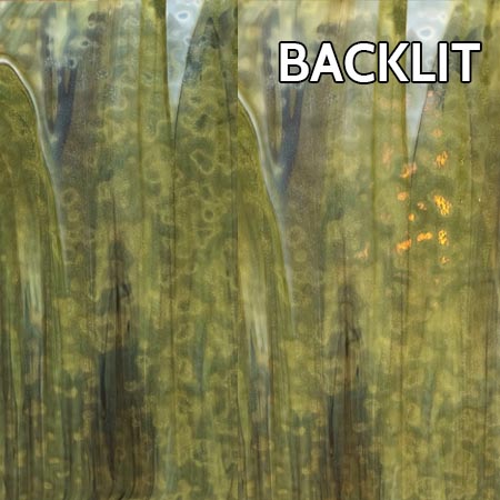 Avocado Green Opal/ White/ Chocolate Mottled link
