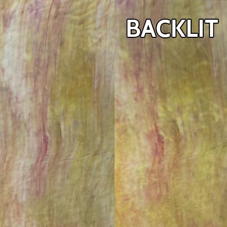 White Opal/ Lt Silver Yellow/ Gold Purple link