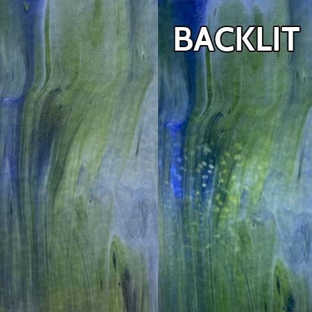 Light Blue/ Dk Blue/ Green Mottled link