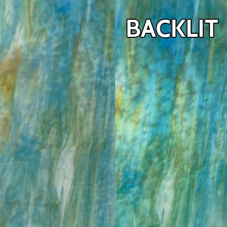 White Opal/ Turquoise/ Green/ Silver Yellow link