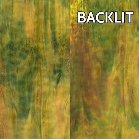 Autumn Gold/ Pale Silver Yellow/ Green link