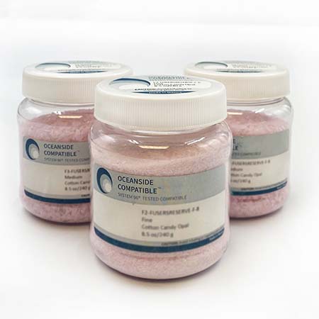 Powder Pink Opalescent Medium Frit 96 COE (8.5 oz. jar) link