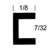 New Square U Lead Came  link