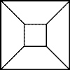 1-1/2 in. Square Bevel Clear link
