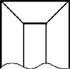 1-1/2 x 6 in. Rectangle Bevel Clear link