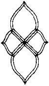 7-1/4 x 13-1/2 in. 4 pieces bevel cluster link