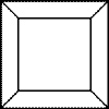 3 in. Square Bevel Clear link