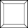 5 in. Square Bevel Clear link
