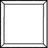 6 in. Square Bevel Clear link