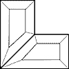 2 x 4 in. Corner Bevel Set - Left & Right link