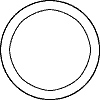 5 in. Circle Bevel Clear link