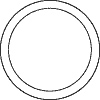 6 in. Circle Bevel Clear link