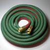 Torch Hose Set 3/8 in. x 12-1/2 feet Brass Fittings on both Ends link