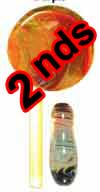 Seconds Amber/Purple Borocolour Rod 33 COE (sold by the pound) link