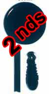 Seconds Turbo Cobalt Borocolour Rod 33 COE (sold by the pound) link