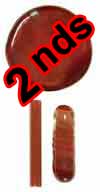 Seconds Rust Borocolour Rod 33 COE (sold by the pound) link