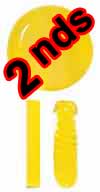 Seconds Canary Borocolour Rod 33 COE (sold by the pound) link