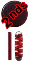 Seconds Garnet Dark Borocolour Rod 33 COE (sold by the pound) link