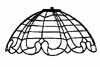 Art Nouveau Dome (16 in.) Lamp Mold Kit 180 pieces link