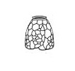 Apple Blossom (4-1/2 in.) Lamp Mold Kit 120 pieces link