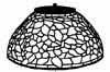 Apple Blossom Dome (12 in.) Lamp Mold Kit 426 pieces link